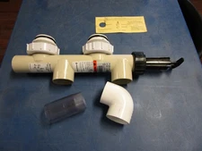 PENTAIR PVC PUSH PULL SLIDE VALVE  7.5" CENTERLINE ALMOND COLOR #263064 - NOS