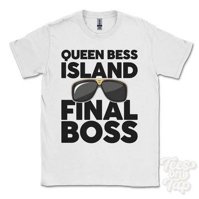 QUEEN BESS ISLAND FINAL BOSS T-SHIRT lustiges Weihnachtsgeschenk Cornwall St Eval England