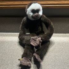 Wild Republic Monkey Stuffed Animal Plush Toy, Medium Attachable hands  feet