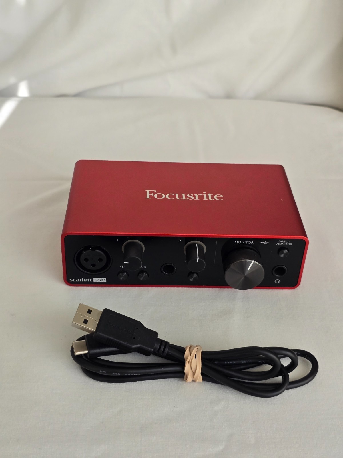 Focusrite Scarlett Solo 3rd Gen 2-Channel Pro Audio Interface-Scarlett-SOLO-3G