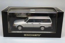 Minichamps 1/43 Volvo 240 Break 1986 Silver Diecast Model Car Used