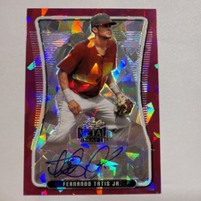 FERNANDO TATIS JR. 2020 LEAF METAL DRAFT PINK CRYSTALS #BAFT1 1 /7