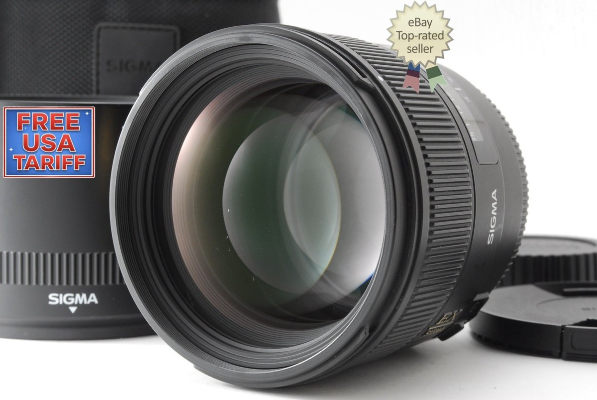 Case [Top MINT] Sigma 85mm f/1.4 EX DG HSM AF Lens for Canon EF