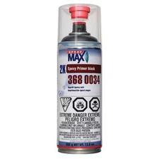SprayMax 3680034 Matte Black 2K Epoxy Primer Aerosol (12.5 oz)