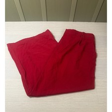 Cider Hot Pink Wide Leg High Waisted Pleated Trousers Pants Women 3XL