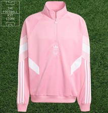 Inter Miami Sweatshirt Mens - Official adidas Originals Half Zip Top - All Sizes