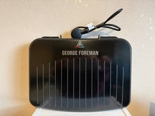 George Foreman 25820 Large Fit Grill Black Versatile Griddle - Tested & Working