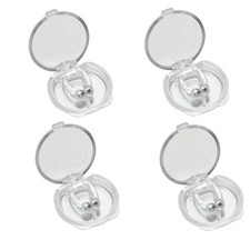 4-Pack Magnetic Anti-Snore Nose Clips Silicone Snoring Aid Nasal Breathing Sleep