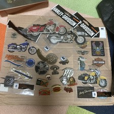 VTG Lot of 13 Pins Decals HARLEY DAVIDSON Motorcycles 80-90 s Y2K