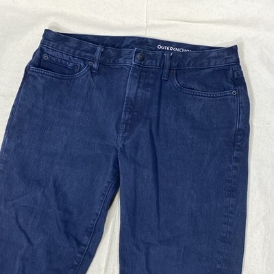 Outerknown Jeans Mens Blue Straight Fit 32x30 Fits 33.5x25 Stretch Dark