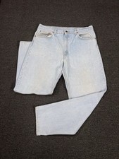 Vintage 80s Levi’s 550 Jeans Men’s 38x30 (Fits 36x30) Light Wash Made In USA