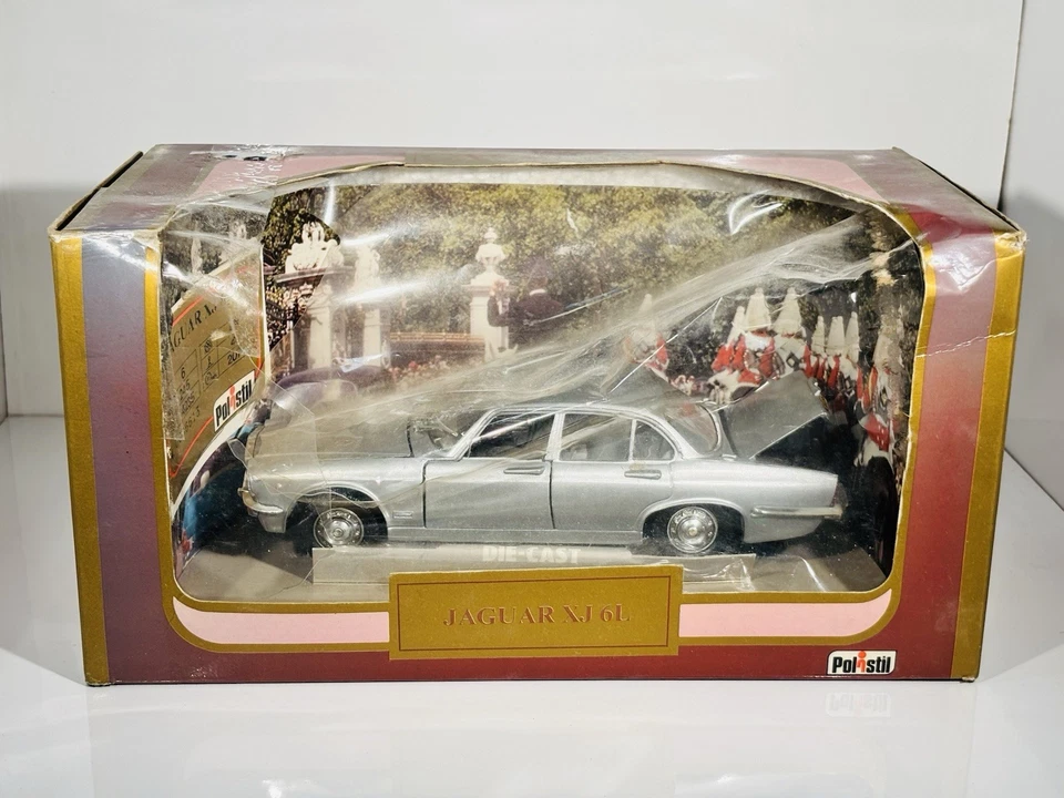 Polistil 1/25 Scale SG1 Jaguar XJ6L - Silver - Boxed - Image 2 of 4