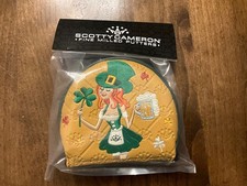 Scotty Cameron St. Patrick's Day 2025 Mid Round Putter Headcover