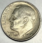 1964-D Roosevelt Dime - Circulated Condition - 90% Silver - US Coin - 3131