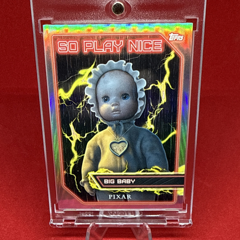 Topps 2025 Pixar Toy Story 3 Insert SPN-7 Big Baby "So Play Nice" Card