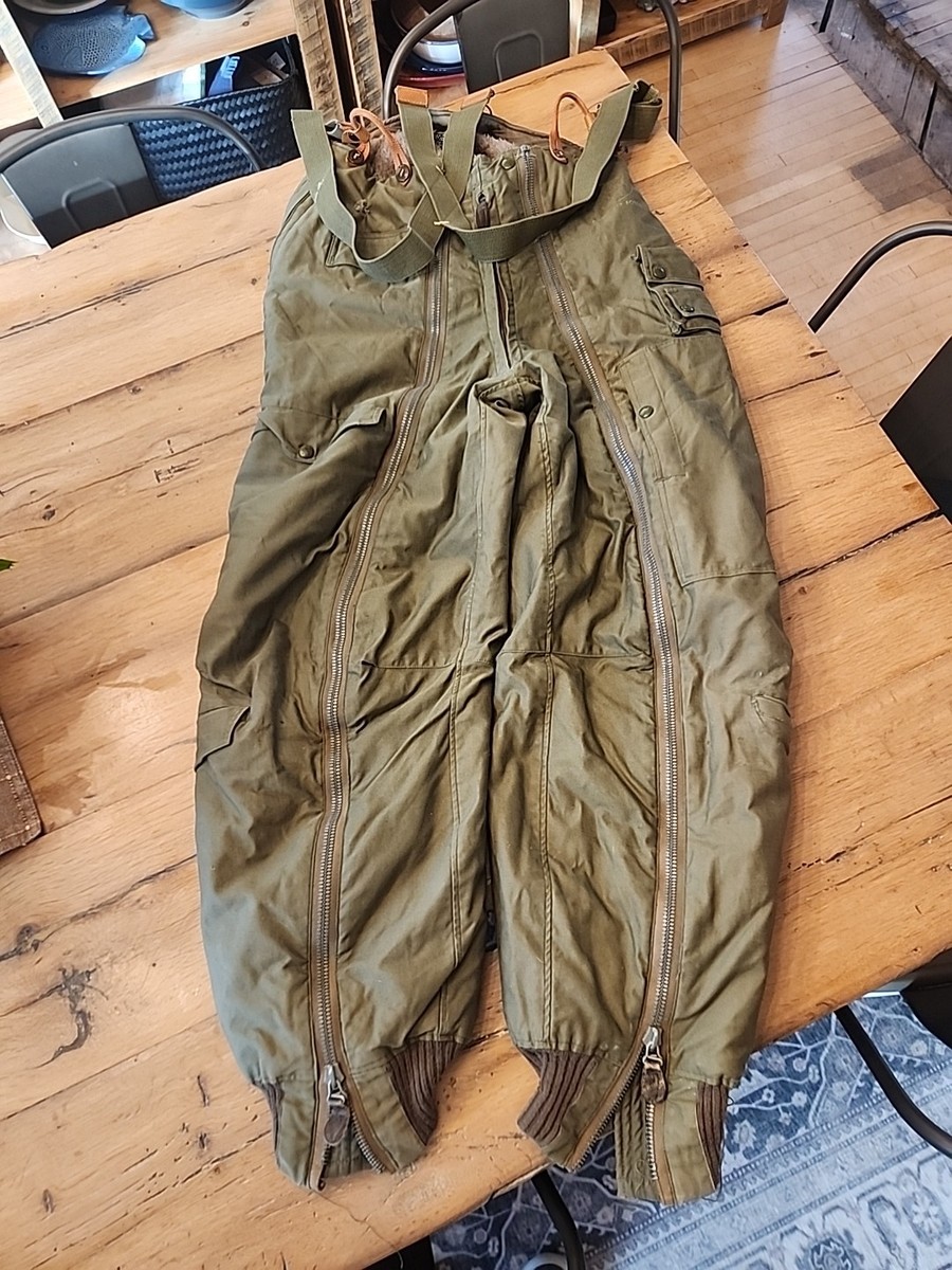40s WW2 US Army Air Force Type A-11-A Flight Pants Sz 30 1944 W