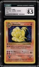 Pokemon Ninetales Base Set Shadowless 1st Edition Holo Rare #12 CGC 8.5