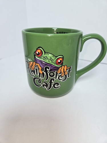 Vintage Rainforest Cafe Tasse mit "Cha Cha" dem Frosch. - Bild 2 von 8