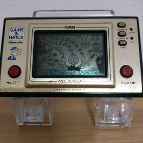 Nintendo Game & Watch Popeye Console Black Serviced Tested Used 1980 Japan Retro