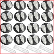 Tavery 16 Pairs Vampire Teeth Cosplay-4 Size Fake Fangs 4 Tube Solid Adhesive
