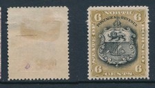 NORTH BORNEO, 1897 6c P14.5-15  fine MM, SG73, cat GBP65