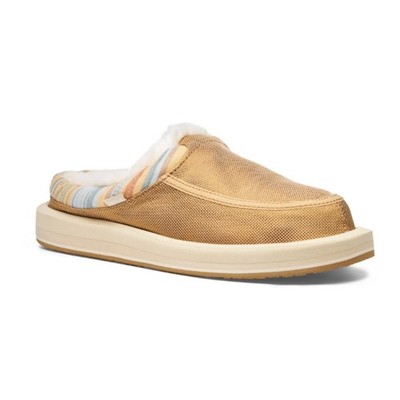 Sanuk Women's Donna Cozy Slip on Shoes - Tan - NWT Size 7