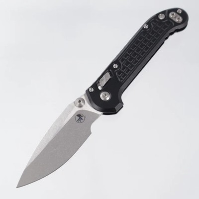 Microtech Ram-Lok Single Edge - Black Frag Aluminum -M390MK - 1135RL-10 FR