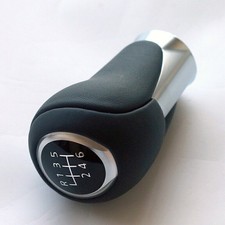 Schaltknauf 6-Gang Leder Schaltgetriebe Knauf für Mazda 2 3 6 CX-3 CX-5