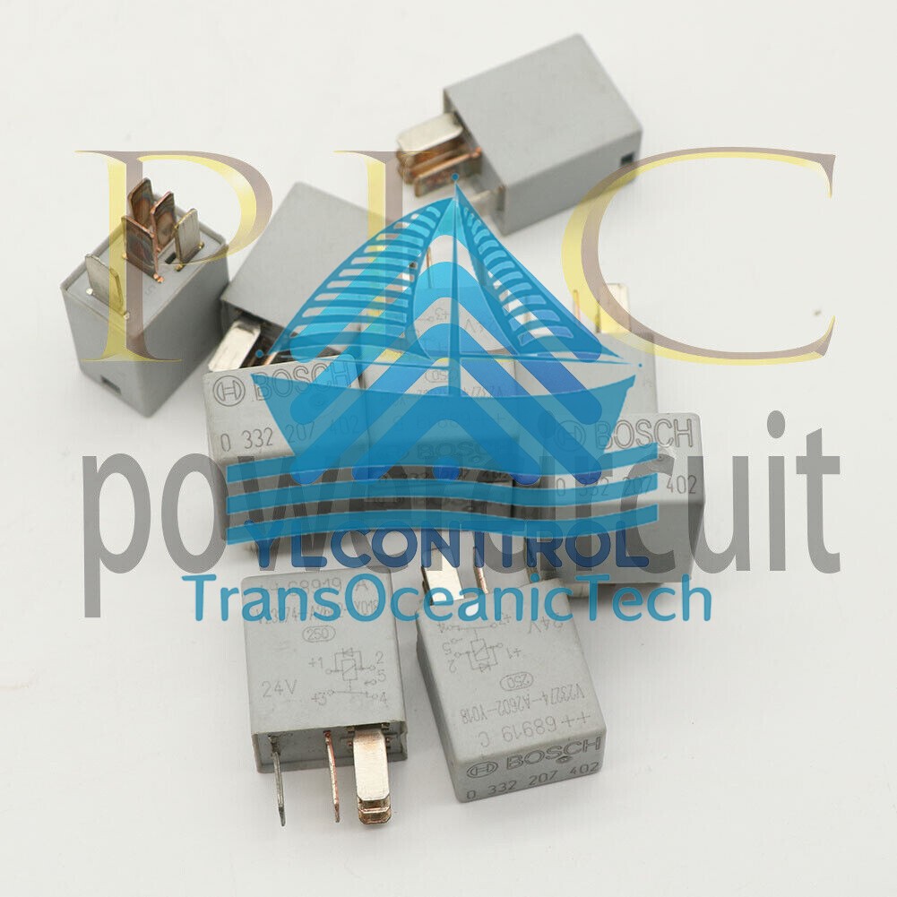 10Pcs BOSCH 0332207402 24VDC Automotive Relay 5Pins V23274-A2602-Y018~