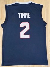 Drew Timme #2 Nike Gonzaga Bulldogs Basketball Jersey Men's XL Navy Blue