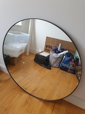 IKEA Lindbyn Black Wall Mirror 110cm Modern Contemporary Large - 1 Avaliable