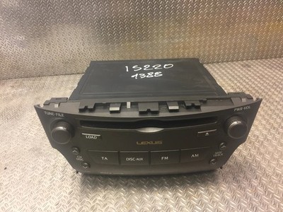 Lexus IS II MK2 Autoradio CD Stereo Head Unit 220 250 05-13 OEM