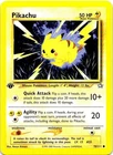 Pikachu 70/111 Common Neo Genesis Pokemon 1st Edition Lightly Played
