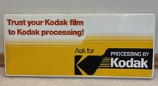 Trust your Kodak film to Kodak Processing. Ask for PROCESSING BY Kodak - Sign