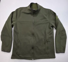 Under Armour Storm Jacket Mens XL Military Green Full Zip Sherpa Fleece Lined