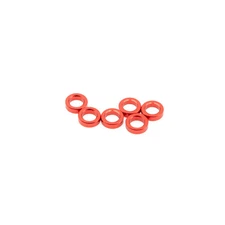 Tone Ninja TuneHues tuner button bushing, Red, set of 6