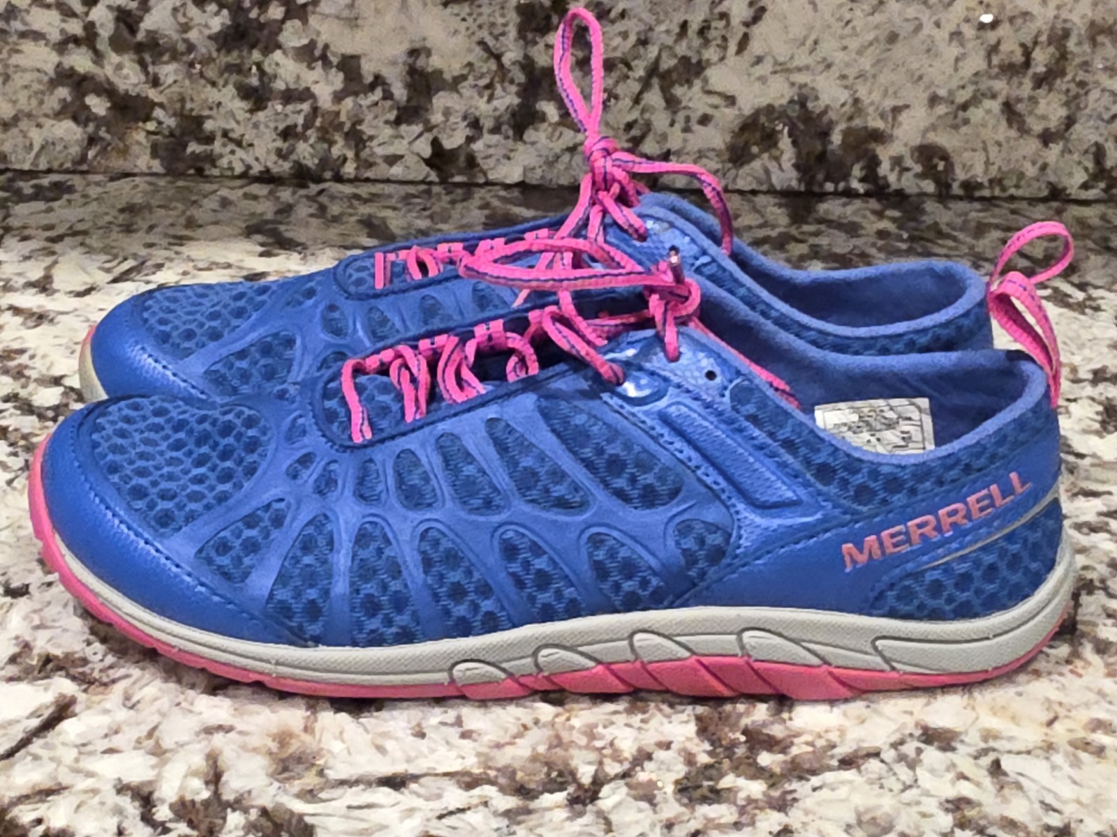 Zapatos para correr Merrell Bare Access XTR para mujer talla 9 pies descalzos deslumbrantes azules