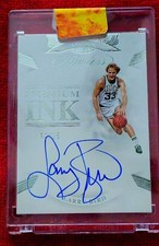 2019-20 Panini Flawless Silver Premium Ink Larry Bird Auto Celtics Hall Of Famer