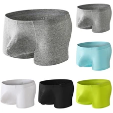 Lightweight and Stretchy Ice Silk Boxer Briefs for Men Choose Your Color