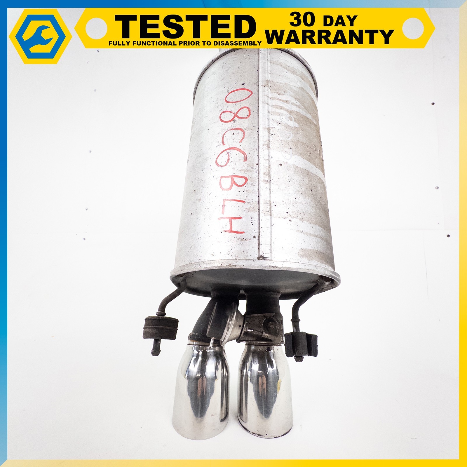 05-13 CHEVROLET CORVETTE C6 REAR LEFT DRIVER SIDE EXHAUST MUFFLER PIPE OEM