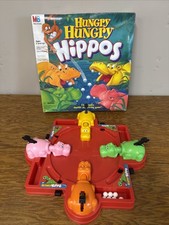 Hungry Hungry Hippos Game COMPLETE Milton Bradley 2005 90s Kids 9 Balls