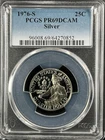 1976-S 25C Deep Cameo Silver Washington Quarter Dollar PCGS  PR69DCAM   64270852
