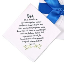 Wedding Handkerchief for Bride's Mother, Mom Wedding Gift from Daughter, Keep...