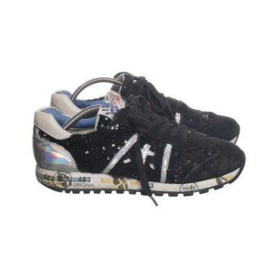 Premiata, Sneaker, Größe: 37, Schwarz/Silber, Damen #hWg