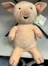 Kohls Cares If You Give a Pig a Pancake 14" Plush Stuffed Animal Toy Pink