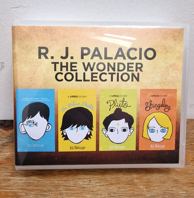 R.J. Palacio-the Wonder Collection: Audiobook Hardcase 15 Discs 4 Books VGC