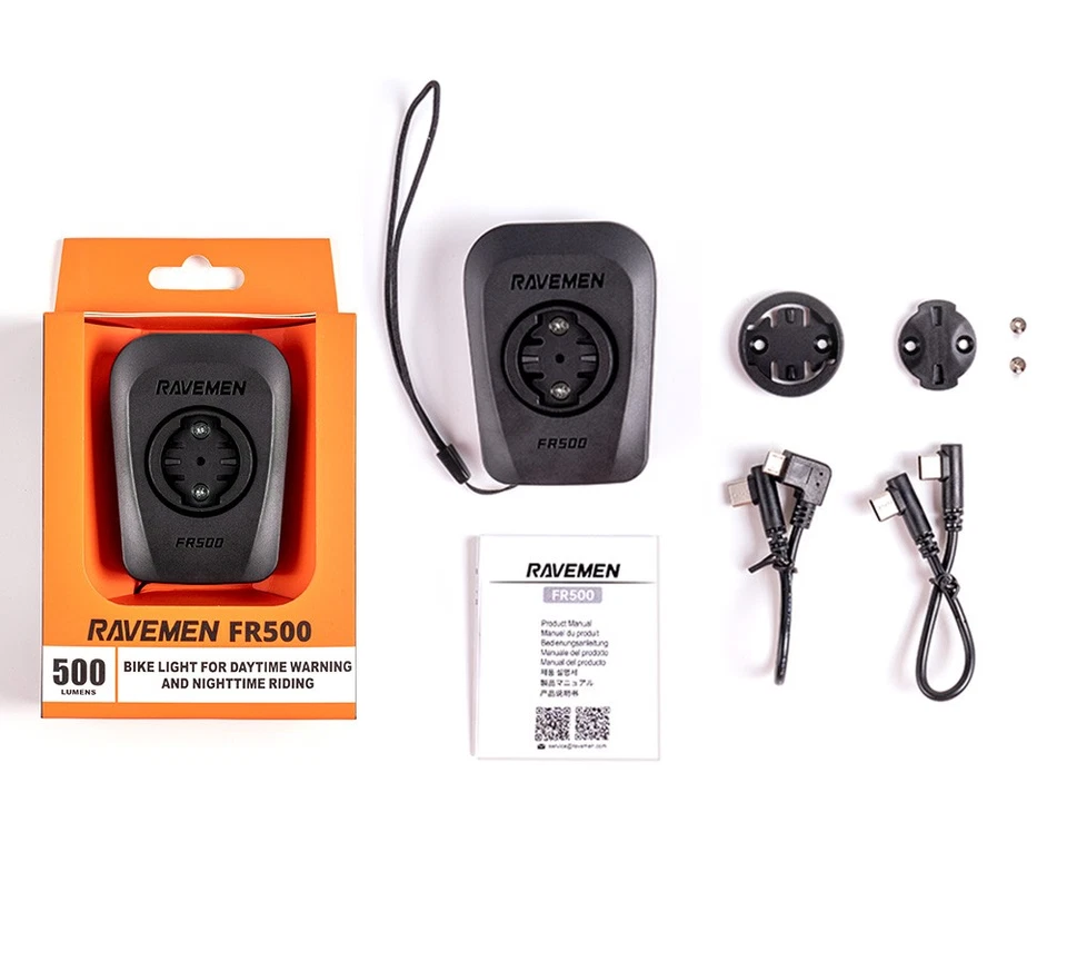 Ravemen FR500 for Garmin Wahoo GPS Light with AGM03 GoPro Adapter Bottom Bike - Image 4 of 4