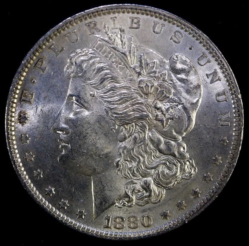 1880 $1 Morgan Silver Dollar BU UNCIRCULATED #M10