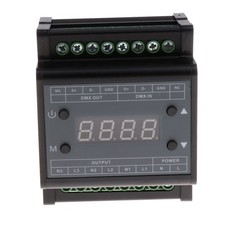dmx302 dmx triac dimmer led contrôleur de luminosité ac90-240v triac 3-sortie
