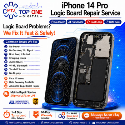 iPhone 14 Pro Audio IC No Sound Logic Board Repair Service